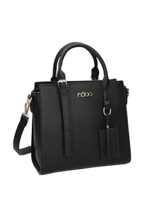Torebka Klasyczna Na Suwak Nobo Czarna M0320-C020