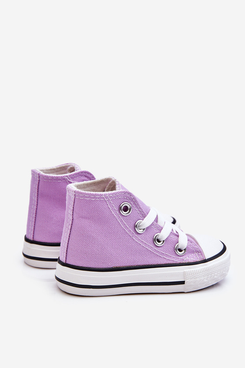 Children's High Sneakers Violet Filemon