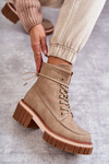 Women's Fashionable Warm Boots Beige Gerda
