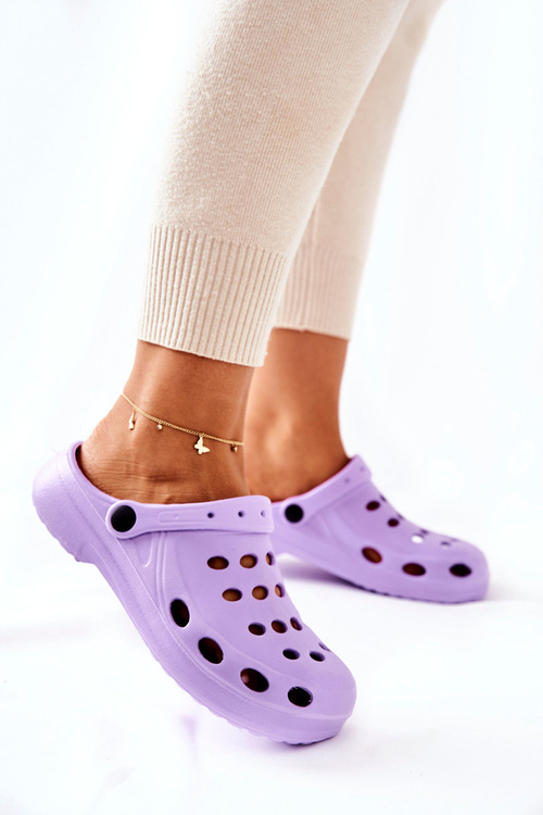 Women's Slides Foam Purple EVA