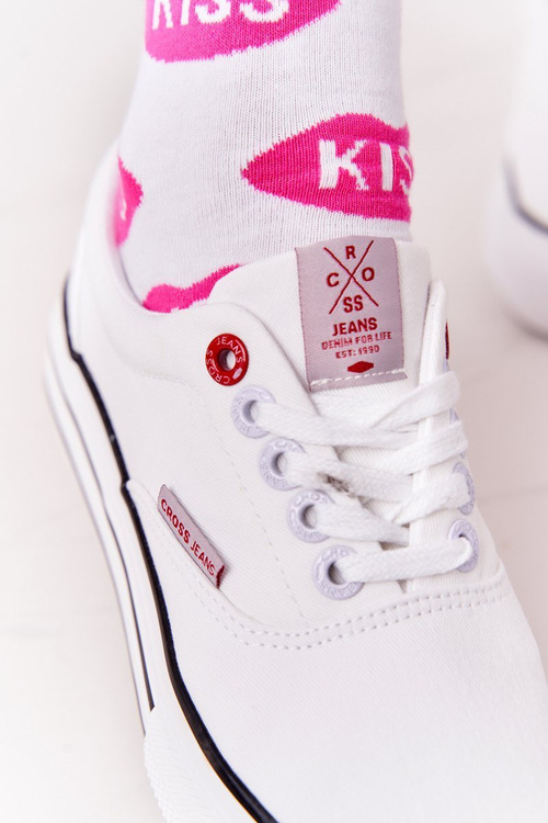 Women's Sneakers On A Platform CROSS JEANS FF2R4001C White