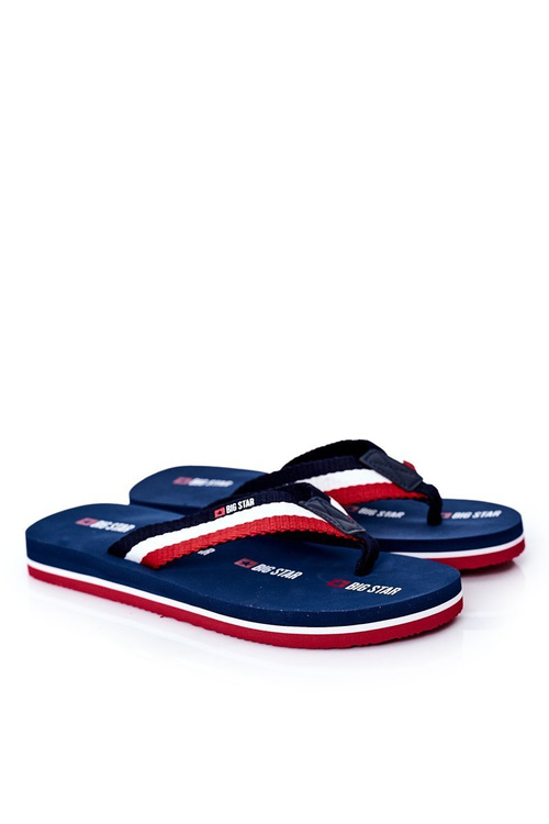 Men's Slippers Flip-Fops Big Star HH174827 Navy