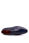Men's Leather Moccasins With Black Sole BEDNAREK Navy