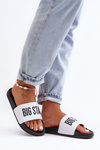 Classic Women's Slippers Big Star MM274713 White-Black