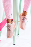 Buty Sportowe Damskie Wsuwane Różowe Hermiona