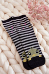 Skarpetki Damskie Bawełna Śmieszne Paski 5-Pak Multikolor