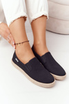 Espadrilles On A Braided Sole Big Star HDD274017 Black