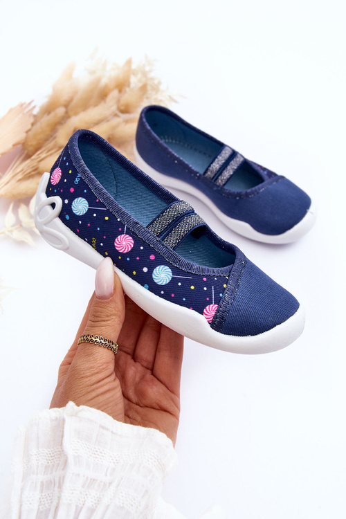 Ballet Flats Slippers Befado 116X316 Navy