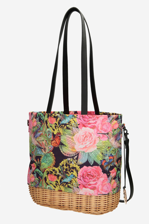 Braided Bag basket NOBO XM0040 Beige