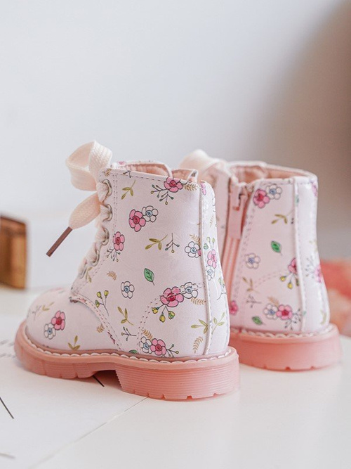 Kids' Insulated Zip-up Boots Pink Dolida