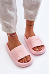Women's Lightweight Pink Foam Slides Fenicva