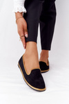 Women’s Suede Loafers Lu Boo Black