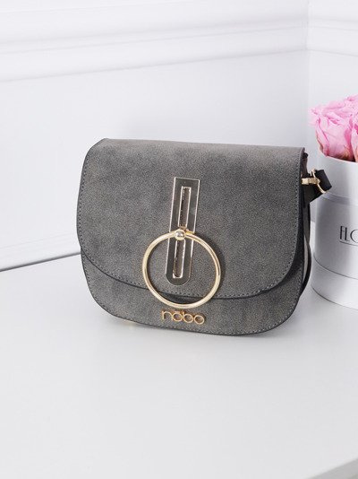 Women's Suede Handbag NOBO NBAG-F0180-C019 Grey