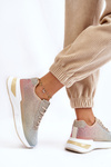 Sneakersy Damskie Cyrkonie Multikolor Raiden