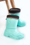 Children's Warmed Rain Boots Befado 162X305 Mint