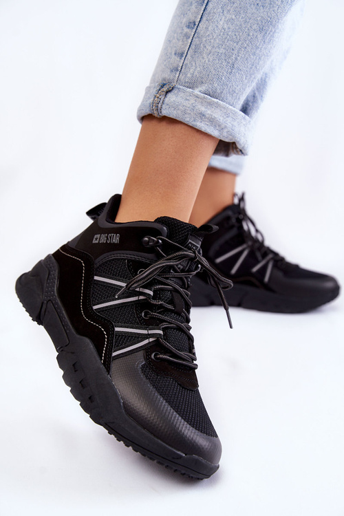 Trapery Damskie Czarne Memory Foam Big Star KK274218