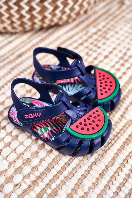 Child's Sandals With Velcro Fragrant Watermelon ZAXY FF3855013