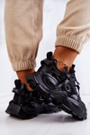 Buty Sportowe Sneakersy Damskie Czarne GOE JJ2N4083