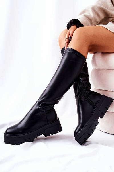 High boots Hemera Black