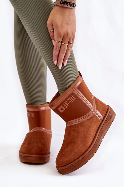 Women's Snow Boots Big Star KK274612 Brown