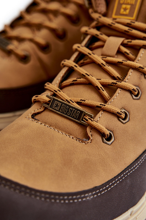 Men's Boots Memory Foam Big Star KK174119 Camel
