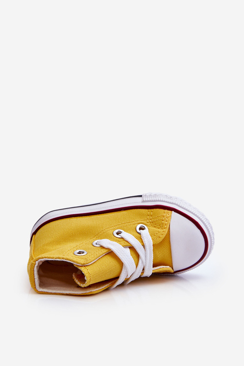 Children's High Sneakers Yellow Filemon