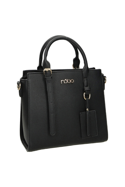 Torebka Klasyczna Na Suwak Nobo Czarna M0320-C020