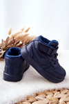 Children's Insulated High Sneakers Navy Clafi
