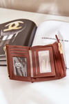 Lacquered Women's Wallet Brown Rahner