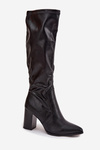 Women's High Heel Boots Vinceza 16511 Black