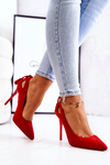 Women’s Stilettos Suede Red Leven