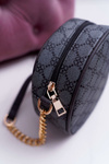 Handbag Chest Round Dark Grey