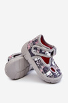 Dziecięce Buty Papcie Kotki Szare Befado 630P001