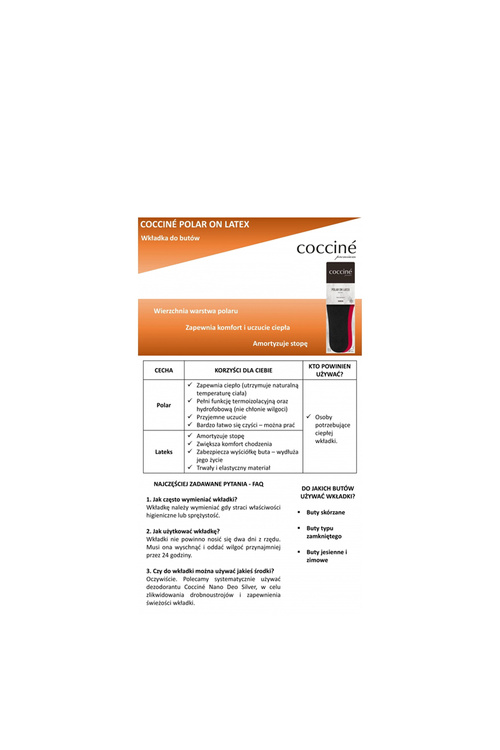 Coccine Polar On Latex Warming Insoles