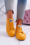 Women's Classic Sneakers Yellow Ecoma
