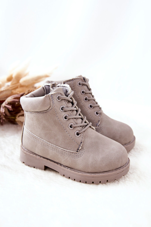 Children's Boots With Zipper Grey Dexter