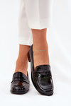 Lacquered Low Heel Pumps Black Selenith