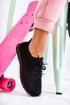 Sportowe Buty Damskie Wsuwane Czarne Sequro
