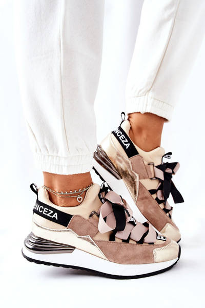 Sporty Sneakers Shoes Beige Dexla