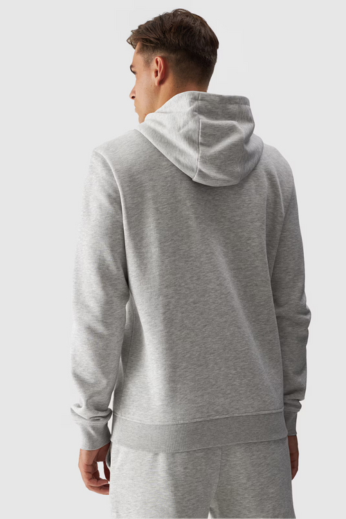 Men's Sweatshirt Pullover With Hood Light Gray 4FWMM00TSWSM1464-27M