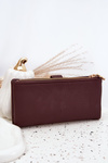 Women's Wallet Made of Eco Leather Large Bordeaux Gilessa