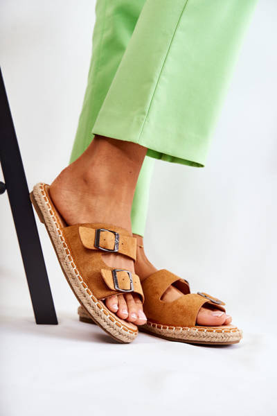 Classic Suede Women's Slippers Camel Casilda