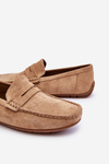 Men's Suede Moccasins Beige Wesley