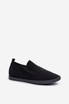 Tenisówki Trampki Damskie Slip-On Czarne Lovinia