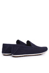 Men's GOE Navy Blue Nubuck Moccasins FF1N3059