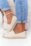 Espadrilles On A Braided Sole Big Star HH274501 Beige