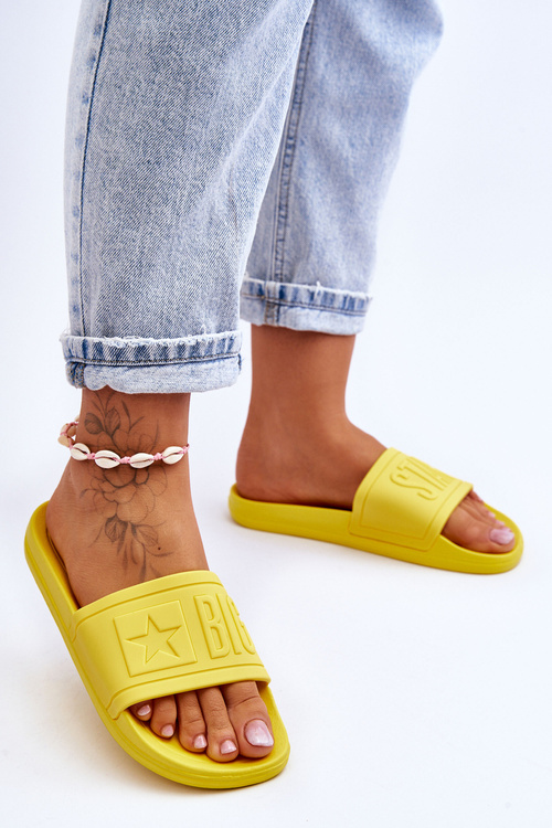 Women's Slippers Big Star HH274A040 Yellow
