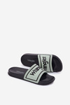 Męskie Klapki Jasnozielone WRANGLER AVERELL SLIDER MEN LOW 20251042.52D