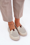 Breathable Ballet Flats Made Of Natural Leather Vinceza 95336 Beige