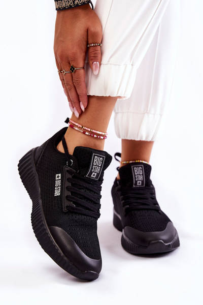 Sneakersy Damskie Czarne Big Star KK274063